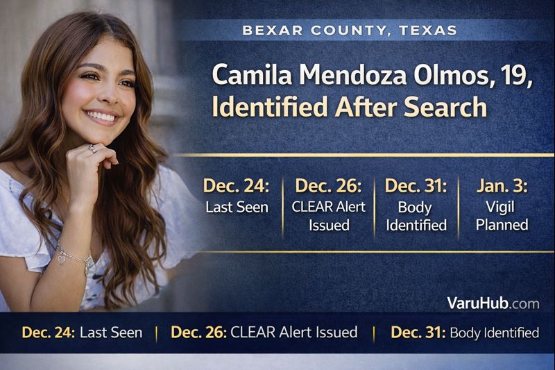 Bexar County Authorities Identify Body of Missing 19-Year-Old Camila Mendoza Olmos; Death Ruled Suicide